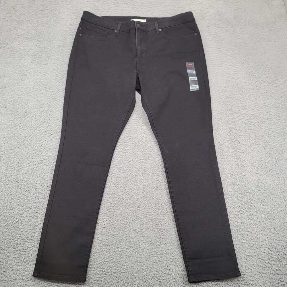 Levis Jeans Womens 18 Black 311 Shaping Skinny Stretch Casual Pockets Denim
